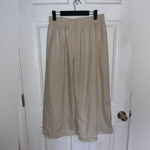 Harly Jae Aura Pant Size Large Natural Beige Linen